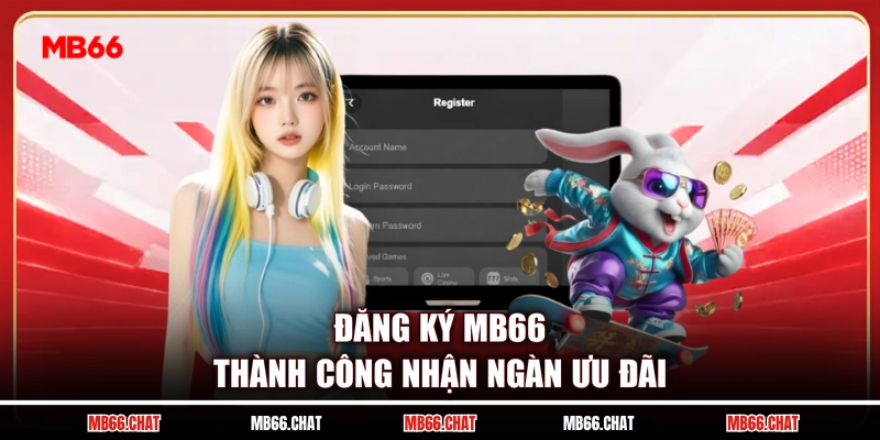 Đăng ký MB66 thành công nhận ngàn ưu đãi