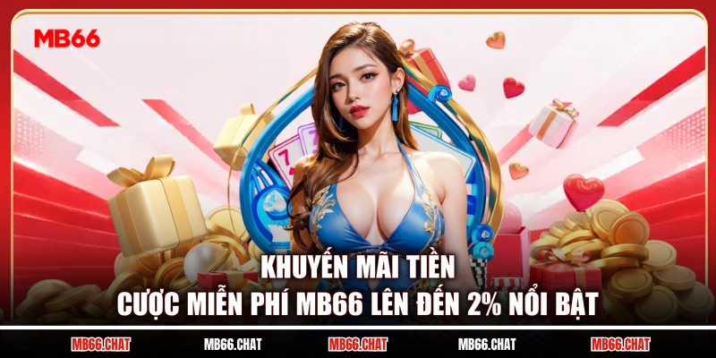 Khuyến Mãi Tiền Cược Miễn Phí MB66 Lên Đến 2% Nổi Bật